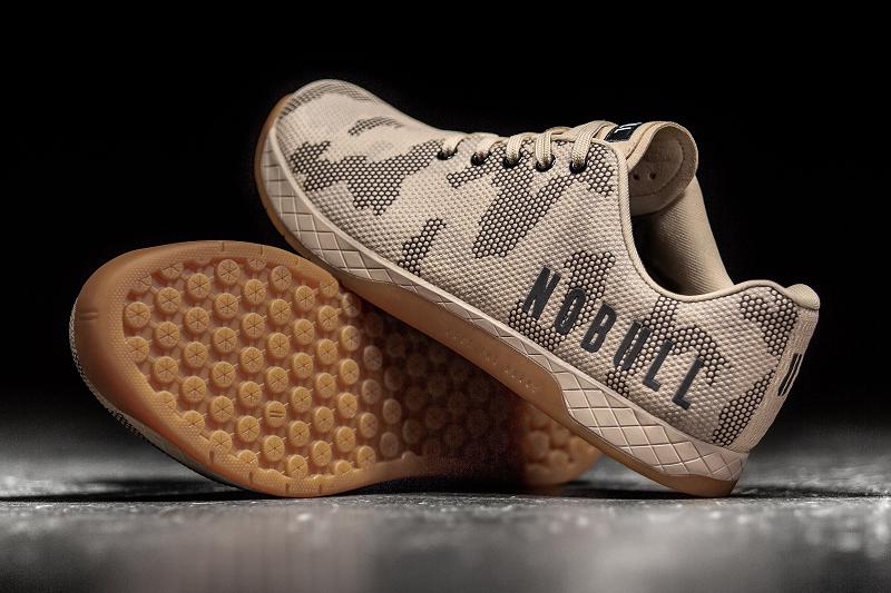 Camo Nobull Sand Camo Men's Trainers | CA L1253I